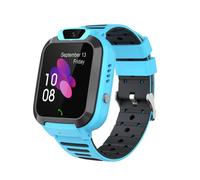 Montre Intelligente Enfants Sos Appel Lbs Tracker Localisation Carte Sim Téléphone Montre Caméra Chat Vocal Ip67 Étanche Smartwatch Enfants Cadeaux.Blue.