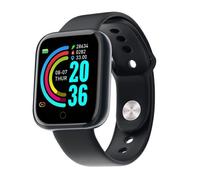 Montre iWear M8 Smart & Fit avec Full Touch 1,3'' IPS Contrôle multimédia / HR / Tension artérielle / Social Noir