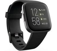 Montre intelligente - FITBIT - VERSA 2 - Noir carbone - Suivi fréquence cardiaque continu - Étanche 50 m