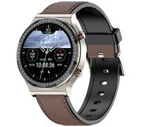Montre Intelligente Go8 Pour Hommes Et Femmes",Bracelet M¿¿Dical Ecg,Mesure De La Fr¿¿Quence Cardiaque,De La Pression Art¿¿Rielle,"De La Temp¿¿Rature Linge - Type Silver Brown Skin