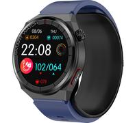Montre intelligente INF avec ECG, tension artérielle, pouls, oxygène sanguin Bleu foncé