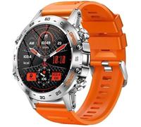 Montre Intelligente K52 Bluetooth Appel 3,5 Cm Ips Grand Écran 400 Mah Longue Veille Surveillance De La Santé Sports De Plein Air Hommes Femmes Smartwatch (Noir)