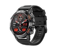 Montre intelligente K52 Bluetooth Appel 3,5 cm IPS Grand écran 400 mAh Longue Veille Surveillance de la santé Sports de plein air Hommes Femmes Smartwatch (Noir)