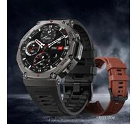 Montre Intelligente Militaire T-Rex, 3 Gps Intégrés, Boussole, Altimètre, Barométrique, 5iko, Ip69k, Étanche, Amoled, Appel Bluetooth, Montre Intelligente-Kit Noir