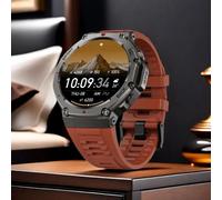 Montre Intelligente Militaire T-Rex, 3 Gps Intégrés, Boussole, Altimètre, Barométrique, 5iko, Ip69k, Étanche, Amoled, Appel Bluetooth, Montre Intelligente-Rouge
