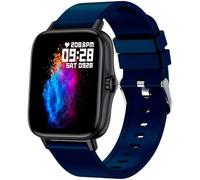 Montre Intelligente Moderne Appels Notifications Et Appels 8 Modes De Sport Ip67 2 Bracelets Inclus En Silicone Noir + Silicone Bleu Marine