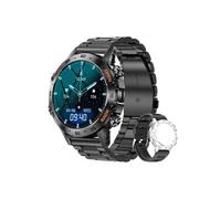 Montre intelligente - NEOZHOU - K52 - Santé - Bluetooth - Bracelet acier noir