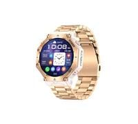 Montre intelligente - NEOZHOU - KC91 - GPS - Assistant vocal IA - Bracelet acier or