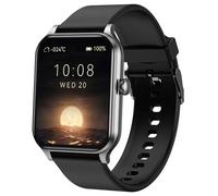 Montre Intelligente Noire Classique Pour Hommes Et Femmes,Moniteur D'Activité Physique,Moniteur De Santé Pour Iphone Samsung Honor Xiaomi Oneplus,Etc.Black.