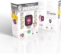 Montre intelligente pour bébé avec localisation GPS et appels KiDiZ Premium rose