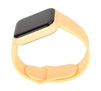 Montre Intelligente pour Compteur de Pas étanche avec écran de 1,4 Pouces pour Les Utilisateurs et iOS (Yellow)