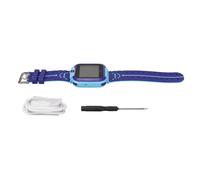 Montre Intelligente Pour Enfants 2g Gsm Ip67 éTanche Montre De TéLéPhone Pour Enfants Alerte Sos CaméRa Selfie éCran Tactile Positionnement Montre Support Lbs Bleu