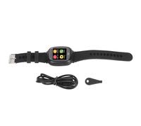 Montre Intelligente Pour Enfants 4g Wifi Lbs Positionnement Sos Appel D'urgence Chat VidéO Enfants Montre De TéLéPhone Portable Pour Cadeaux D'anniversaire Noir