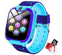 Montre Intelligente pour Enfants avec 7 Jeux - Écran Tactile, MP3, Appels Téléphoniques, Caméra, 1GB SD Card, Alarme - Smart Watch pour Fille Garçon 4-12 Ans