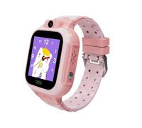 Montre Intelligente pour Enfants, Cadeaux pour 4 à 12 Filles Garçons, 4G WiFi Appel Vocal HD Montres Intelligentes à Écran Tactile, Support Caméra Alarme Vidéo Lecteur de Musique (Rose)