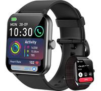Montre intelligente pour femmes hommes, Blackview R50 1,85" grand écran couleur HD tactile montre de fitness, mesure de la fréquence cardiaque, mesure de l'oxygène dans le sang, batterie 370 mAh