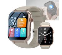 Montre intelligente pour homme et femme avec traceur GPS intégré, appareils d'alerte de chute pour personnes âgées, réponse automatique, écran tactile HD de 4,6 cm, étanchéité IP67, appel SOS, montre