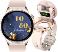 Montre Intelligente Pour Homme Et Femme, Écouteurs Bluetooth Intégrés, Grand Écran Amoled De 3,6 Cm, Montre De Sport Compatible Ios Et Android, Traqueur D'activité Avec Moniteur De[Mon8300091]