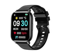 Montre intelligente pour homme et femme - Répondre/passer des appels/réponse rapide/assistant vocal AI, 4,6 cm pour Android compatible IP68, montre intelligente d'oxygène dans le sang, fréquence