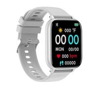Montre intelligente pour homme et femme - Répondre/passer des appels/réponse rapide/assistant vocal AI, 4,6 cm pour Android compatible IP68, montre intelligente de fitness en oxygène dans le sang