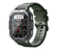Montre intelligente pour hommes, appel Bluetooth, montre intelligente Bluetooth 2,02 pouces pour Android et iPhone, tracker d'activité étanche avec pression artérielle/fréquence cardiaque/sommeil, mon