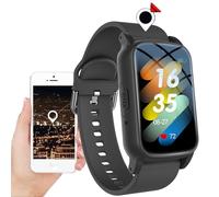 Montre intelligente pour personnes âgées avec détection de chute et appel SOS - Système d'alerte de vie, traceur GPS, alarme de chute pour la démence et la maladie d'Alzheimer