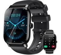 MONTRE INTELLIGENTE-TRA-Montre Connectée 1.85"", Appels Bluetooth, Pédomètre, Sommeil, 100+ Sports, Étanche IP68, Idée Cadeau