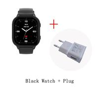 Montre Intelligente Wonlex Pour Enfants,Montre-Bracelet Intelligente,Prise En Charge De Whatsapppig Kt19pro,Android 8.0,Caméra Vidéo,Téléphone Intelligent Connecté,Gps,4g - Type Black And Plug