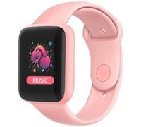 Montre iWear M7 Smart & Fit avec Full Touch 1,3'' IPS Contrôle multimédia / HR / Tension artérielle / Social Rose G