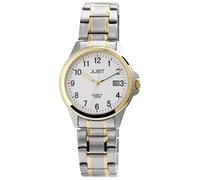 Montre - JUST - Baroon - Acier inoxydable bicolore argent/or - Cadran blanc 38 mm - Étanchéité 10 ATM