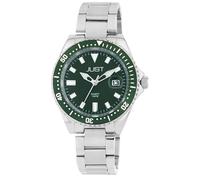 Montre - JUST - Ruben - Acier inoxydable - Cadran vert - Étanche 10 ATM