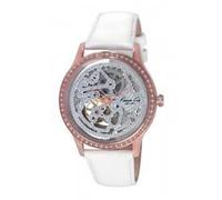 Montre - Kenneth Cole - IKC2885 - Automatique - Argentée - Cuir blanc - 3 ATM