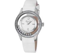 Kenneth Cole Montre femme IKC2881 – 35 mm, verre minéral, étanche 3 ATM, blanc