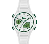 Lacoste Montre Quartz Multifonction Analogique-Digitale pour homme Collection LC33 avec Bracelet en silicone