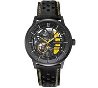 Montre - LANNIE - Paddock 338A443 - Automatique - Cuir Noir - Étanchéité 5 ATM