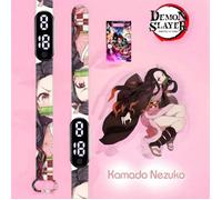 Montre Lcd Tactile Demon Slayer Nezuko Kamado + Sac Collector