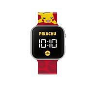 Montre LED - ACCUTIME - Pikachu - Affichage digital - Bracelet en plastique - Couleur rouge