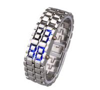 Montre LED - Bracelet numérique en métal - Montre de poignet élégante - Écran créatif compact et étanche - Unisexe - Mode - Sport intelligent - Pour les tenues quotidiennes - Fitness en plein air et