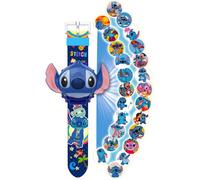 Montre LED Digitale Enfant Filles Garçon Stitch,Stitch Accessoire,Cadeau Femme 3 4 5 6 7 8 9 10 Ans,Jouet Enfant 3 -10ans