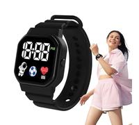 Montre LED Intelligente - Montre-Bracelet numérique étanche, Bracelet en Silicone Souple | Montre de Sport Unisexe élégante pour, Femmes et Hommes, Conception légère et Durable pour l'entraîne
