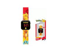 Montre LED Numérique - POKÉMON - Collector - Rouge - Enfant - Plastique Durable