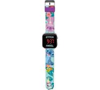 KIDS EUROSWAN, S.L. Montre numérique LED pour filles Stitch Tropical, heure, date, sangle réglable
