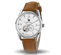 Montre LIP - Automatique - Cuir Marron - Verre minéral - Analogique