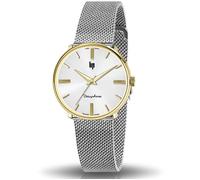 Montre lip Dauphine 34 mm bracelet maille milanaise argenté 671951