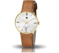 Montre - LIP - Dauphine 38 - Cuir Marron - Étanche 3 ATM - Mouvement Quartz