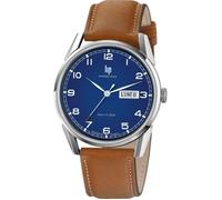Montre - LIP - Himalaya 40 - Acier - Cuir Marron - Etancheité 5 ATM