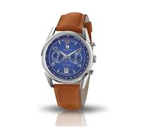 Montre Lip HIMALAYA 40 mm chronographe cadran bleu - 671597 Marron