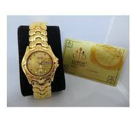 MONTRE LOBOR SIR RYAN PLAQUÉE OR Unisexe 9956 M GG