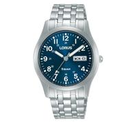 Montre - LORUS - Lorus acier cadran bleu - 38 mm - Bracelet acier inoxydable - Date affichée