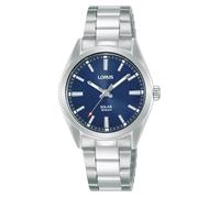 Montre - LORUS - Montre femme Lorus solaire acier - Cadran bleu - Bracelet acier inoxydable - Style classique